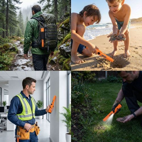 WYKRYWACZ METALI PINPOINTER IP66 Z LATARKĄ LED 360 STOPNI na Arena.pl