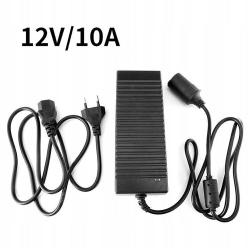 AC TO DC CONVERTER,120W 100V-240V TO 12V/10A CIGARETTE LIGHTER ADAPTER na Arena.pl