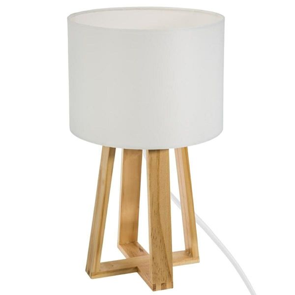 Lampka nocna Molu biała/ naturalna zdjęcie 1