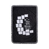 Pluszowy koc 150 x 100 cm z panelami na zdjęcia do sublimacji - 14 paneli