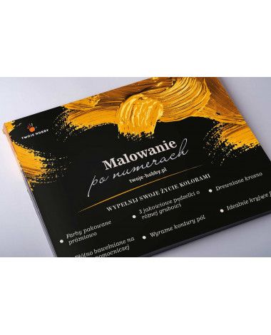 Malowanie Po Numerach Podróż W Góry 40X50 Płótno + Farby + Pędzle zdjęcie 5