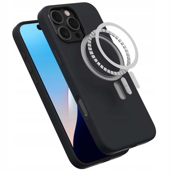 Spacecase Pure Mag Iphone 16 Pro Max Black zdjęcie 12