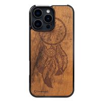 drewniane etui bewood do iphone 16 pro max łapacz snów imbuia