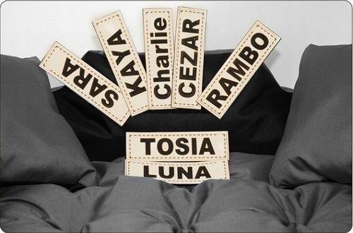 Legowisko dla Psa Kota Kanapa Kojec Z imieniem S 55x45 cm Różne kolory na Arena.pl