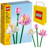 KLOCKI LEGO 40647 KWIAT LOTOSU KWIATY BUKIET NOWE PREZENT DLA NIEJ + TORBA