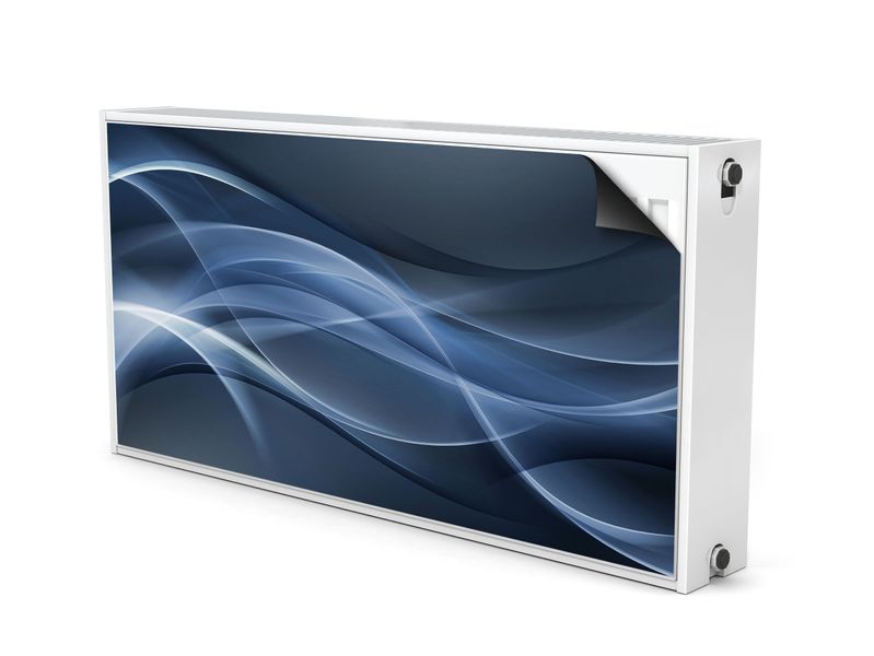 Mata MAGNETYCZNA Na Kaloryfer Fala Abstrakcja 120cm x 60cm zdjęcie 2