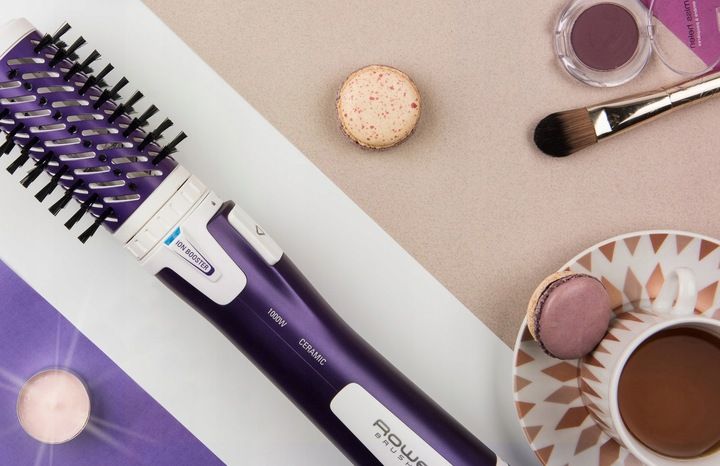 Lokówko-suszarka obrotowa 2w1 ROWENTA BRUSH ACTIV CF9530 nasadki 1000W zdjęcie 11