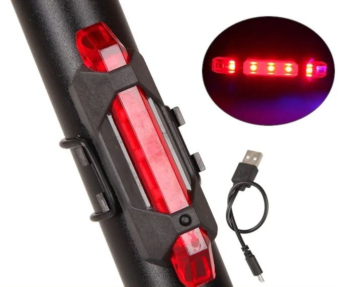 LAMPKA ROWEROWA LED PRZÓD MOCNA + TYŁ zdjęcie 11