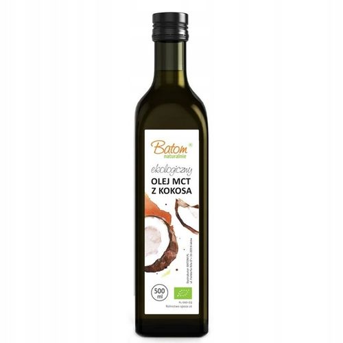 Olej MCT z Kokosa Bio 500 ml - Batom na Arena.pl