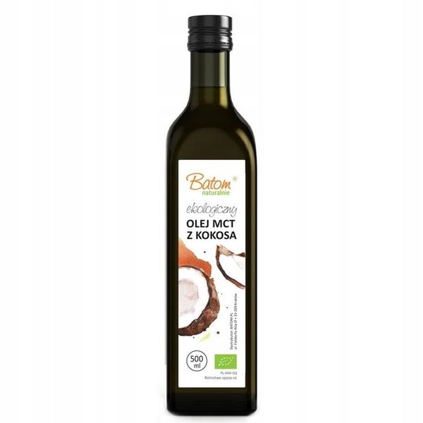 Olej MCT z Kokosa Bio 500 ml - Batom zdjęcie 1