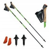 Kije kijki Nordic Walking GABEL Stretch Carbon, system NCS, karbonowe