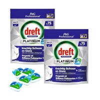 Dreft Platinum kapsułki do zmywarki 150 sztuk (2x75 sztuk) REGULAR
