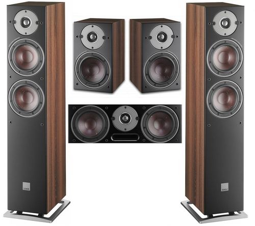 DALI OBERON 5+1+VOKAL DARK WALNUT ZESTAW KINA 5.0 na Arena.pl