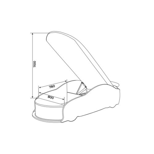 Łóżko Dziecięce AUTO samochód UNO A6 czerwone3 na Arena.pl