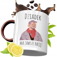 Kubek Bordowy Dla Dziadka Na Urodziny Prezent Z Nadrukiem Ze Zdjęciem