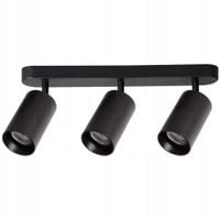 Lampa Sufitowa Spot Pipe Spot Czarny 3xGU10 Ruchomy Reflektor