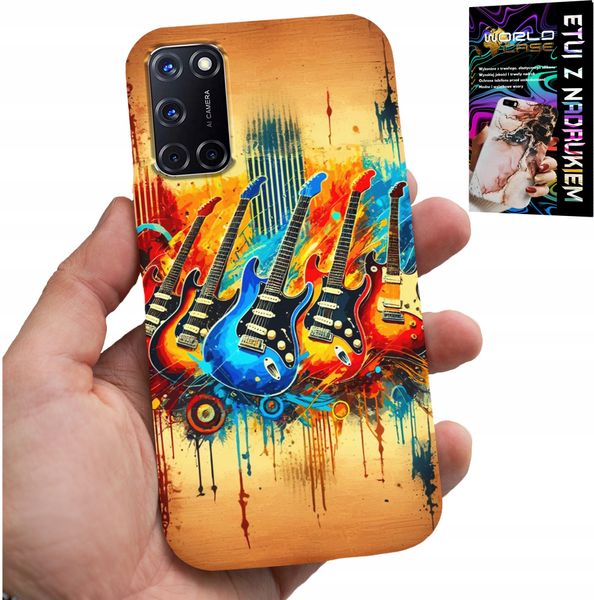 ETUI DO OPPO A52 - GITARA ELEKTRYCZNA, ROCK AND ROLL, METAL zdjęcie 1