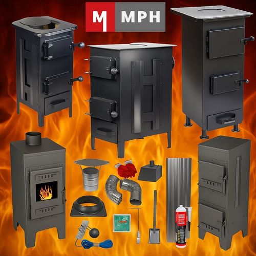 Piec piecyk koza kominek 7cegieł szamotowy ogrzewacz do domu garażu SOLIDNY na Arena.pl