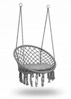 bocianie gniazdo 80cm Boho szary + poduszka MAŁPISZON