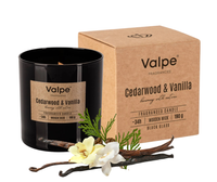 Świeca zapachowa BISPOL Valpe sn82-095-81 (Drzewo cedrowe & Wanilia) ~34h