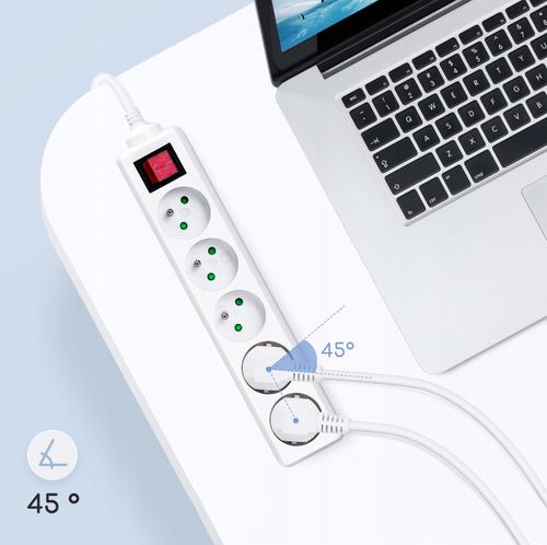 Przedłużacz Listwa Zasilająca 5 Gniazda 1.5M na Arena.pl