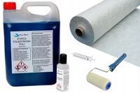 ŻYWICA POLIESTROWA 5 KG + 5 M2 MATY 150 UTWARDZACZ