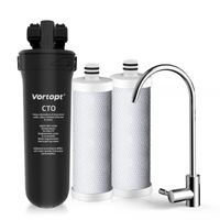 Filtr wody podzlewowy NSF, redukcja ołowiu i chloru, kran stal 304