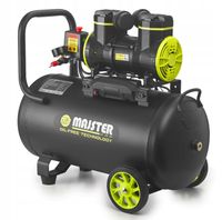 KOMPRESOR CICHY BEZOLEJOWY SPRĘŻARKA POWIETRZA TŁOKOWA MAJSTER 50L 8bar