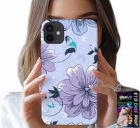 ETUI DO IPHONE 12 - KWIATKI KWIECISTE MODNE WZORY PLECKI