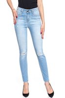 SPODNIE DAMSKIE LEE SCARLETT HIGH BLUE SLASHED L31AROWK W27 L33
