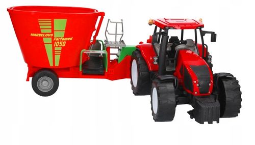 Traktor z wozem paszowym PASZOWÓZ 2638 na Arena.pl