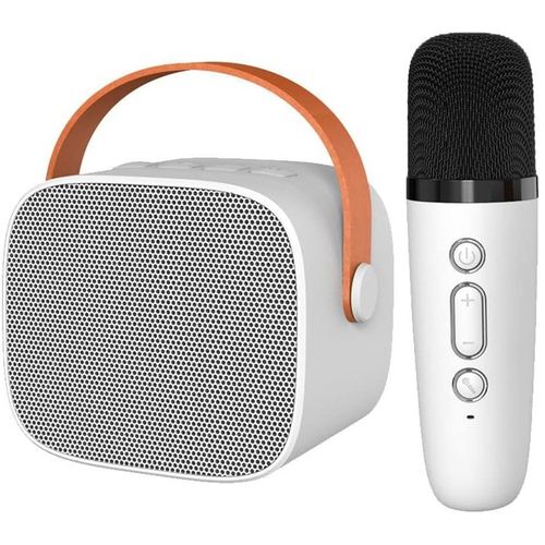 ZESTAW DO KARAOKE BEZPRZEWODOWY MINI GŁOŚNIK BLUETOOTH MIKROFON DLA DZIECI na Arena.pl