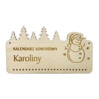 KALENDARZ ADWENTOWY z grawerem dla dziecka  BAZA  10