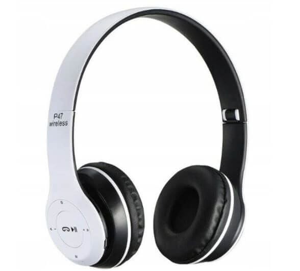ND41_dS_54805 Słuchawki bluetooth P47 biały zdjęcie 3