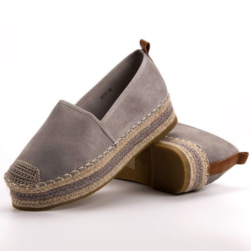 Zamszowe Espadryle Na Platformie r.36 na Arena.pl