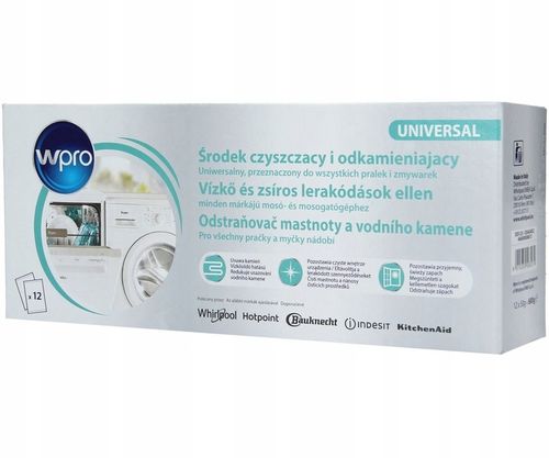 12x ODKAMIENIACZ do pralek i zmywarek 3w1 WPRO na Arena.pl