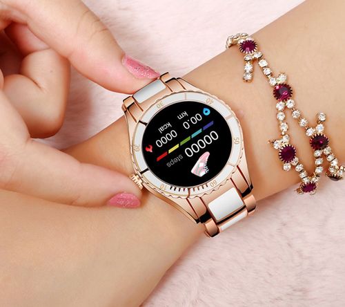 smartwatch damski rubicon rnce82 różowy na Arena.pl