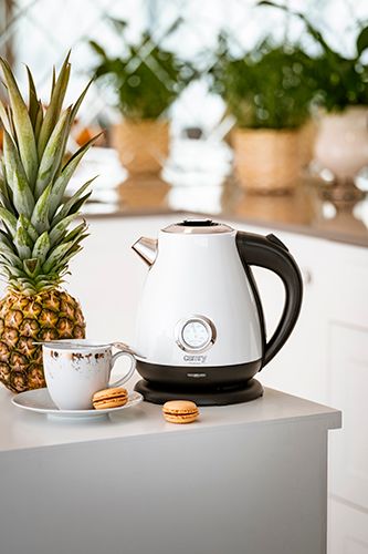 CR 1344 white Czajnik metalowy z termometrem 1,7L na Arena.pl