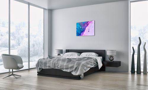 Obraz Na Płótnie - Kompozycja Błekit - 70X50 Cm - Aa70X50-3824 na Arena.pl