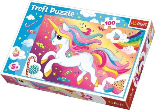 puzzle 100 piękny jednorożec 16386 na Arena.pl