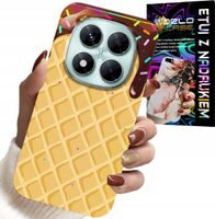 ETUI DO XIAOMI NOTE 14 PRO+ 5G - Z MOTYWEM WAFLA Z POLEWĄ CZEKOLADOWĄ