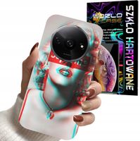 ETUI DO XIAOMI REDMI A3 4G - Monroe MODNE KOBIECE WZORY + SZKŁO