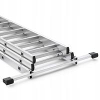 Drabina aluminiowa 3x11 stopni wielofunkcyjna produkt POLSKI hak GRATIS