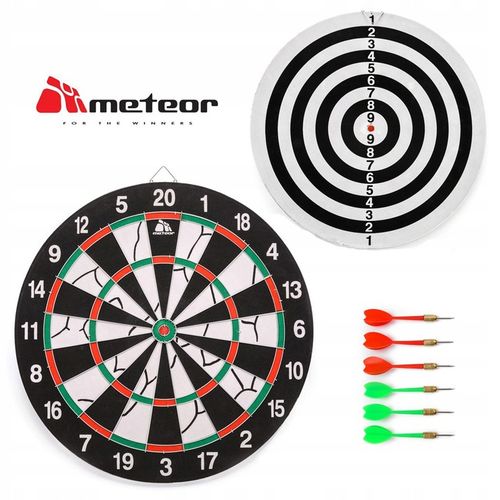 TARCZA dwustronna TABLICA do darta z 6 rzutkami na Arena.pl