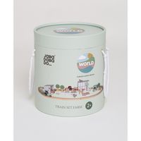 DUZY DREWNIANY TOR SAMOCHODOWY DLA DZIECI