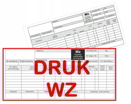 wz - wydanie na zewnątrz 1/3 a4 na Arena.pl