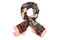 Duża Ludowa Chusta Z Frędzlami Modna Folk Wzory Apaszka Q70