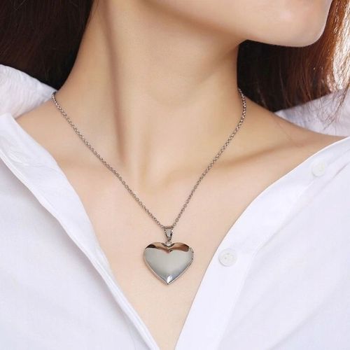 ŚLICZNY OTWIERANY WISIOREK GRAWER SERCE ZDJĘCIE na Arena.pl