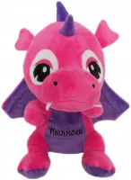 Maskotka Smok dinozaur Kraków różowy - 19cm