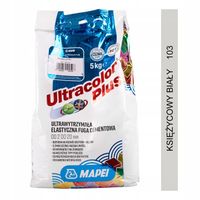 Fuga cementowa.Mapei ULTRACOLOR PLUS 5kg 103 Księżycowy Biały